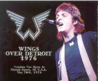 Paul McCartney – Wings Over Detroit 1976 ( 4 CD set ) ( Misterclaudel ) ( Complete TWO Shows May 7th & 8th ) front cover Paul McCartney - Wings Over Detroit 1976 ( 4 CD set ) ( Misterclaudel ) ( Complete TWO Shows May 7th & 8th ) front cover