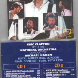 Eric Clapton - With The National Orchestra ( 2 CD set ) ( Yellow Cat ) ( Royal Albert Hall , Feb 10th , 1990 )