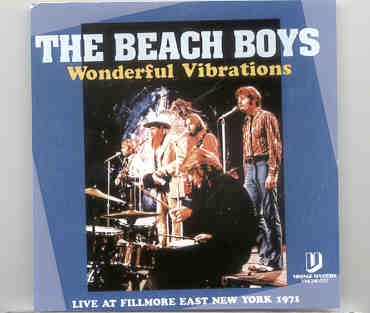 The Beach Boys – Wonderful Vibrations ( Live at Fillmore East , New York , June 27th , 1971 ) front cover The Beach Boys - Wonderful Vibrations ( Live at Fillmore East , New York , June 27th , 1971 ) front cover