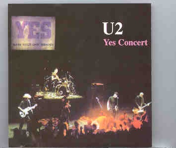 U2 – Yes Concert ( Live at The ARMS Park , Cardiff , August 18th , 1993 + Bonustracks ) front cover U2 - Yes Concert ( Live at The ARMS Park , Cardiff , August 18th , 1993 + Bonustracks ) front cover