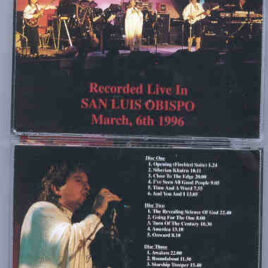 Yes - Yes Meeting 1996 ( 3 CD SET )( San Luis Obispo , March 6th , 1996 + Peter Banks Unreleased Tracks )