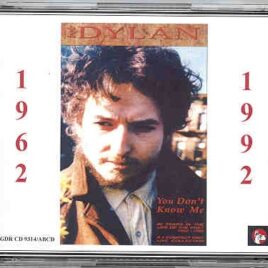 Bob Dylan - You Don't Know Me ( 4 CD set )  ( Great Dane Recs ) front cover