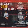 Paul McCartney - Zurich On The Run ( NOW DISC) ( 3 CD SET )  ( Hallenstadion , Zurich , Switzerland , March 26th , 2012 )