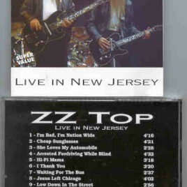 ZZ TOP - Live In New Jersey ( On Stage )( Recorded Live in Passaic , New Jersey , in June 1980 )