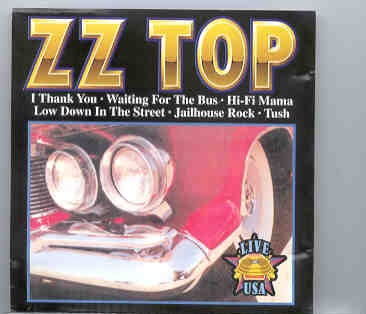 ZZ TOP – Live In USA ( Live in the USA , 1985 ) front cover ZZ TOP - Live In USA ( Live in the USA , 1985 ) front cover