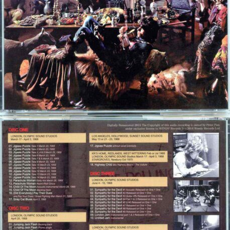 Rolling Stone - Beggars Banquet Sessions ( 3 CD SET ) ( MAYFLOWER ) ( Beggars Banquet 1968 Studio Recording Sessions )