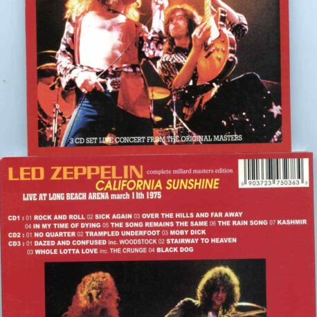 Led Zeppelin - California Sunshine ( 3 CD SET ) ( Live at Long Beach Arena , March 1st , 1975 )