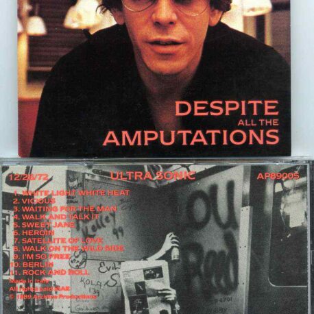 Lou Reed - Despite All The Amputations ( Lou Reed At Ultra Sonic Studios , Hempstead , New York , USA , Dec 26th , 1972 )
