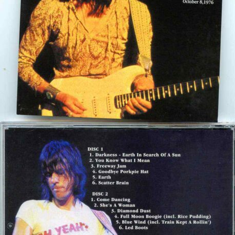 Jeff Beck - Free Way Rice Pudding Jam ( 2 CD SET ) (Live at Palladium , New York , USA , October 8th , 1976 )