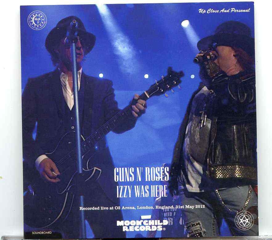 Guns And Roses – Izzy Was Here (3 CD SET ) ( Live at The 02 Arena , London , England , May 31st , 2012 ) front cover Guns And Roses - Izzy Was Here (3 CD SET ) ( Live at The 02 Arena , London , England , May 31st , 2012 ) front cover