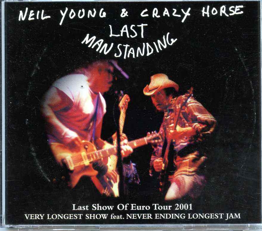 Neil Young – Last Man Standing ( 3 CD SET ) ( Longest Eurotour Show Sportpaleis Ahoy , Rotterdam , Netherlands , July 24th , 2001 ) front cover Neil Young - Last Man Standing ( 3 CD SET ) ( Longest Eurotour Show Sportpaleis Ahoy , Rotterdam , Netherlands , July 24th , 2001 ) front cover