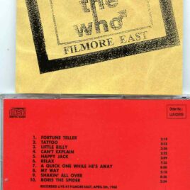 The Who - Live At Fillmore East 1968 ( Living Legend ) ( Alternate Cover ) ( Plus Marquee Club London June 1964 )