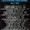 Rolling Stone - Live in Michigan 1981 ( Live at Silverdome , Pontiac , Michigan , USA , December 1st , 1981 )
