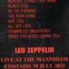Led Zeppelin - Motivated Dinosaurs Part 1 ( Live at The Mannheim Stadium , Mannheim , Germany , July 3rd , 1980 )