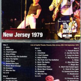 The Who - New Jersey 1979 ( 4 CD SET ) ( Capitol Theater , Passaic , New Jersey , USA , September 10th & 11th , 1979 )