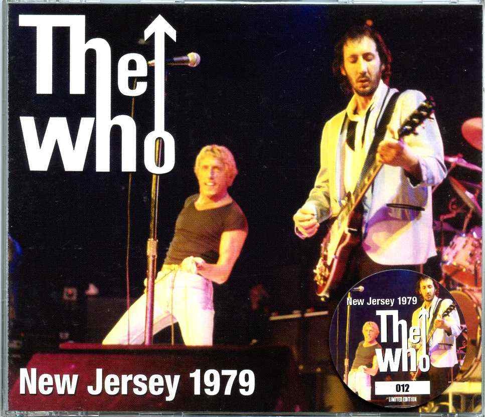 The Who – New Jersey 1979 ( 4 CD SET ) ( Capitol Theater , Passaic , New Jersey , USA , September 10th & 11th , 1979 ) front cover The Who - New Jersey 1979 ( 4 CD SET ) ( Capitol Theater , Passaic , New Jersey , USA , September 10th & 11th , 1979 ) front cover