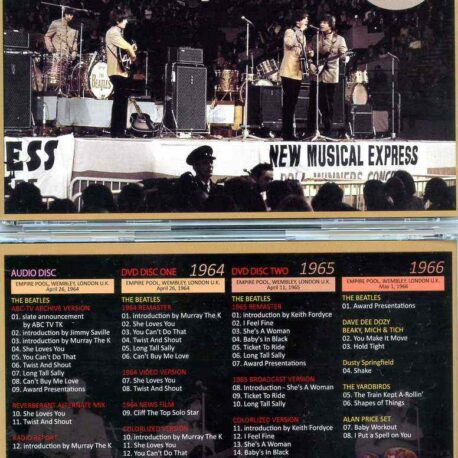 The Beatles - NME Poll Winner's Concert ( 1 cd + 2 DVD set ) ( Valkyrie ) 