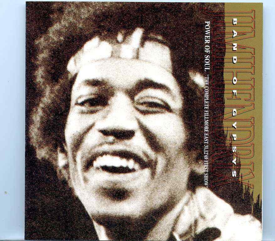 Jimi Hendrix – Power Of Soul ( Starquake ) ( Complete Fillmore East December 31st , 1969 First Show ) front cover Jimi Hendrix - Power Of Soul ( Starquake ) ( Complete Fillmore East December 31st , 1969 First Show ) front cover