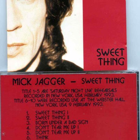 Rolling Stone - Sweet Thing ( Mick Jagger Saturday Night Live Rehearsals New York 1993 + Webster Hall , New York , Feb 9th 1993 )