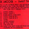 Rolling Stone - Sweet Thing ( Mick Jagger Saturday Night Live Rehearsals New York 1993 + Webster Hall , New York , Feb 9th 1993 )