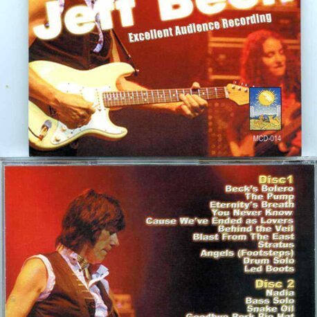 Jeff Beck - Sydney 2009 ( 2 CD SET ) ( Live at Enmore Theatre , Sydney , Australia , January 30th , 2009 )
