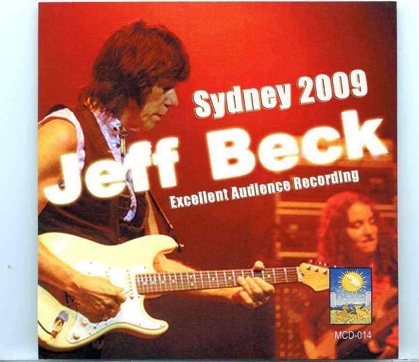Jeff Beck – Sydney 2009 ( 2 CD SET ) ( Live at Enmore Theatre , Sydney , Australia , January 30th , 2009 ) front cover Jeff Beck - Sydney 2009 ( 2 CD SET ) ( Live at Enmore Theatre , Sydney , Australia , January 30th , 2009 ) front cover