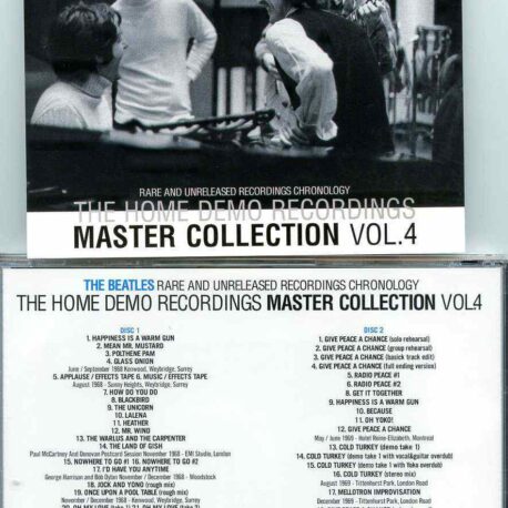 The Beatles - The Home Demo Recordings Master Collection Vol 4 ( 2 CD SET )( CORE ) ( Rare & Unreleased Chronology )