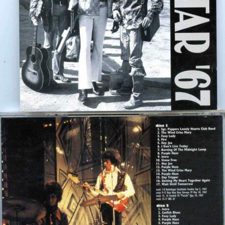 Jimmy Hendrix - T.V. Star '67  ( 2 CD )  ( STTP ) ( A Master Collection of 33 Tracks on TV Show Appearances in 1967 )