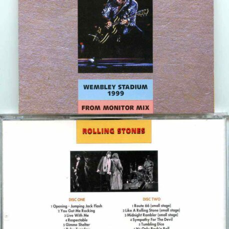 Rolling Stone - Wembley Stadium 1999 From Monitor Mix ( 2 CD ) ( Wembley Stadium , London , UK , June 11th , 1999 )