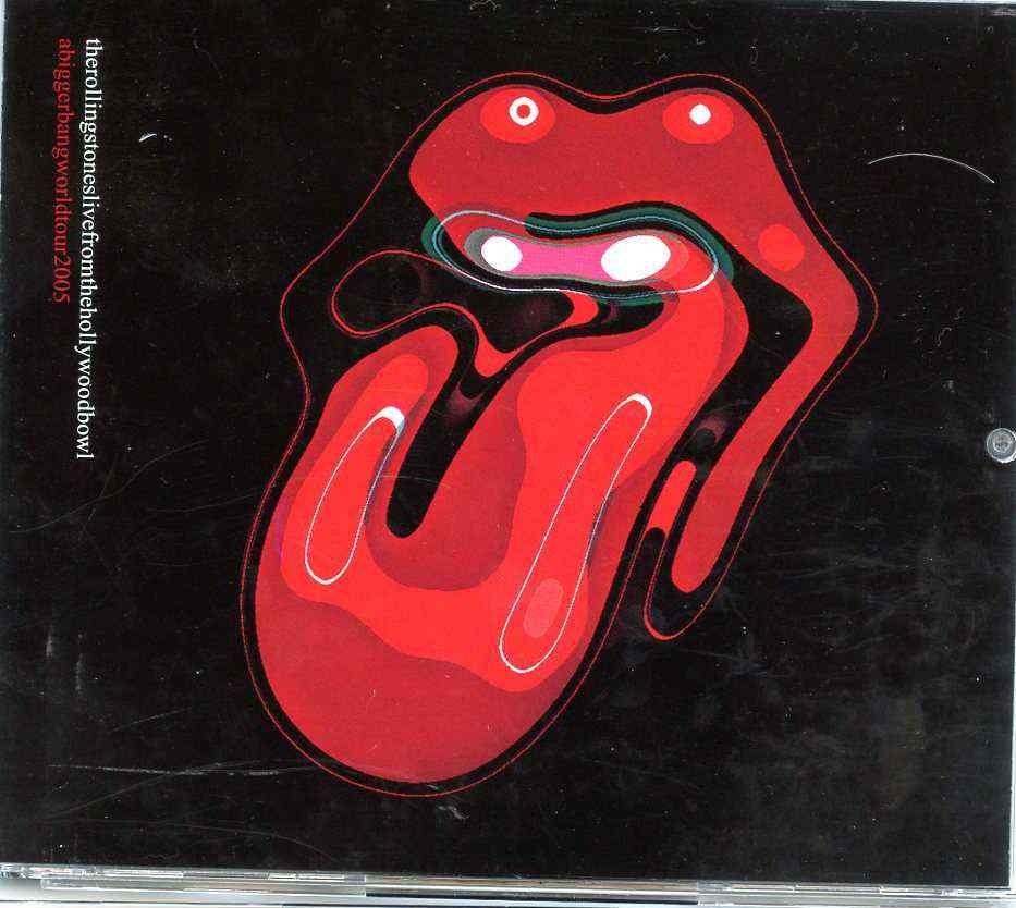 Rolling Stones – A Bigger Bang Live From Hollywood Bowl ( 4 CD + 1 DVD SET ) ( Hollywood Bowl , USA , Nov 6th & 8th 2005 ) front cover Rolling Stones - A Bigger Bang Live From Hollywood Bowl ( 4 CD + 1 DVD SET ) ( Hollywood Bowl , USA , Nov 6th & 8th 2005 ) front cover