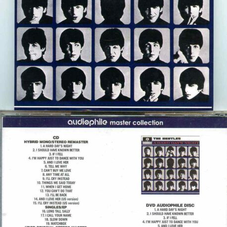 The Beatles- Audiophile Master Collection - A Hard Day´s Night    ( 1 CD - 1 Audiophile DVD SET )