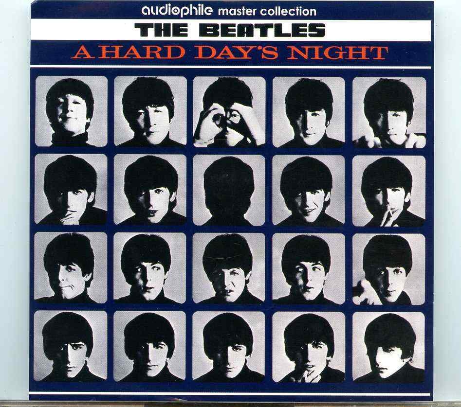 The Beatles- Audiophile Master Collection – A Hard Day´s Night ( 1 CD – 1 Audiophile DVD SET ) front cover The Beatles- Audiophile Master Collection - A Hard Day´s Night ( 1 CD - 1 Audiophile DVD SET ) front cover