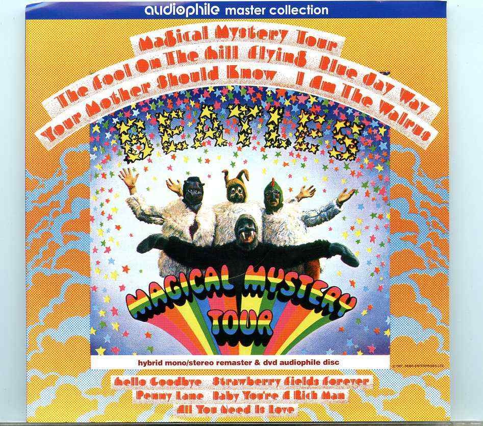 The Beatles- Audiophile Master Collection – Magical Mystery Tour ( 1 CD – 1 Audiophile DVD SET ) front cover The Beatles- Audiophile Master Collection - Magical Mystery Tour ( 1 CD - 1 Audiophile DVD SET ) front cover