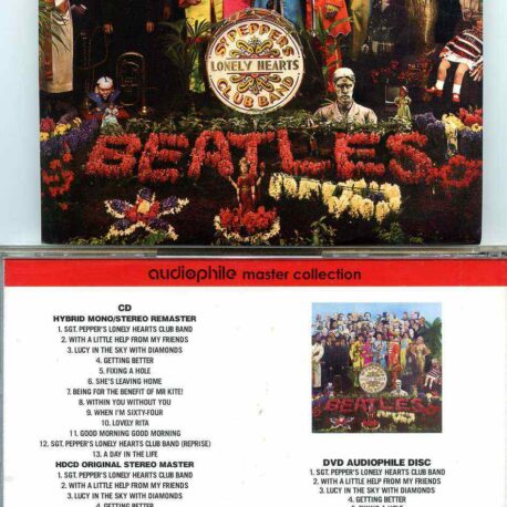 The Beatles- Audiophile Master Collection - Sgt. Pepper´s Lonely Hearts Club Band   ( 1 CD - 1 Audiophile DVD SET )