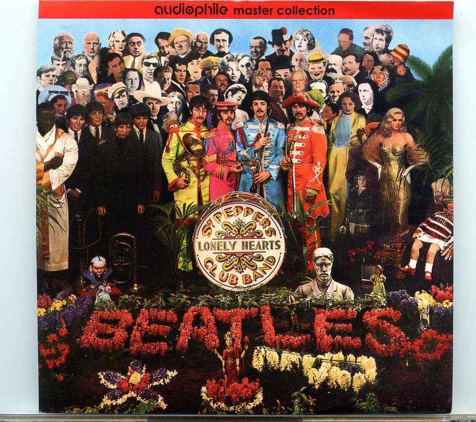The Beatles- Audiophile Master Collection – Sgt. Pepper´s Lonely Hearts Club Band ( 1 CD – 1 Audiophile DVD SET ) front cover The Beatles- Audiophile Master Collection - Sgt. Pepper´s Lonely Hearts Club Band ( 1 CD - 1 Audiophile DVD SET ) front cover