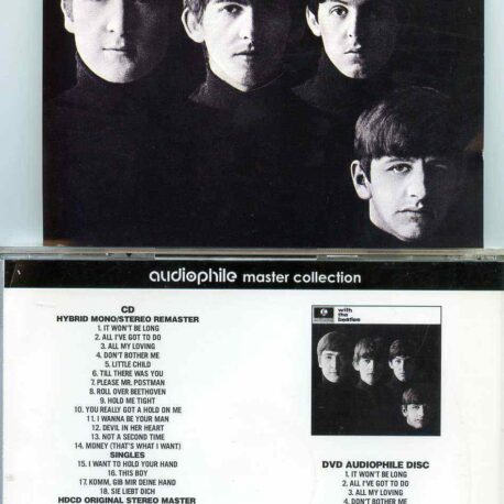 The Beatles- Audiophile Master Collection - With The Beatles    ( 1 CD - 1 Audiophile DVD SET )