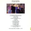 Paul Mccartney- Thanks Macca ! ( Fire Power ) ( Live at The Cavern Club , December 14th , 1999 )