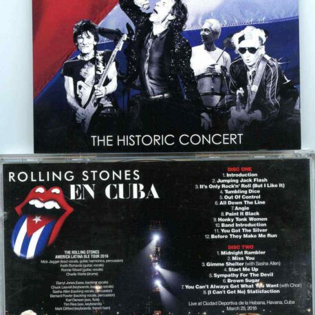 Rolling Stones - En Cuba ( The Historic Concert )( 2 CD SET ) ( Ciudad Deportiva De La Habana , March 25th , 2016 )