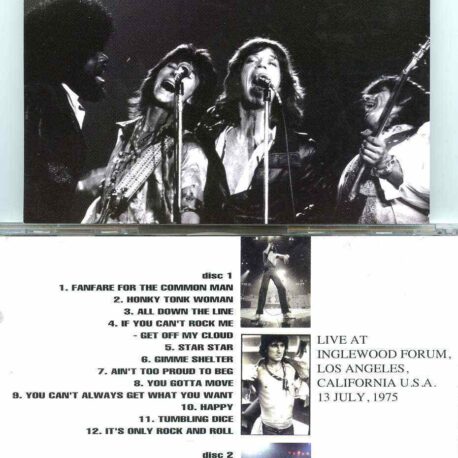 Rolling Stones - If You Can´t Rock Me ( 2 CD ) (  STONES OF FIRE )( Inglewood Forum , Los Angeles ,CA , USA , July 13th , 1975 )