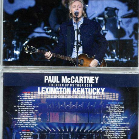 Paul Mccartney- Lexington , Kentucky 2019  ( 3 CD + 1 DVD SET ) ( Rupp Arena , Lexington , KY , USA , June 1st , 2019 )