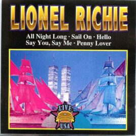 Lionel Richie- Live USA  ( LSD Records ) ( Recorded Live in the USA 1989 ) front cover