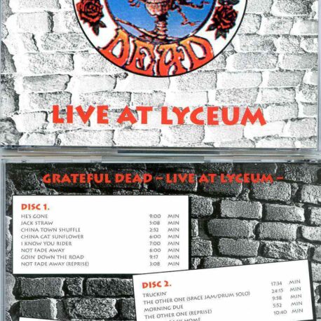 Grateful Dead- Live At Lyceum ( 3 CD SET ) ( Recorded Live at Lyceum , London , UK , on June 26th , 1972 )