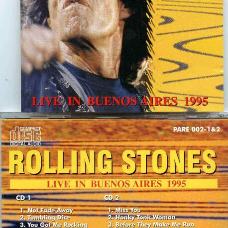 Rolling Stones - Live In Buenos Aires 1995  ( 2 cd set ) ( River Plate Stadium Buenos Aires , Argentina , Feb 16th , 1995 )
