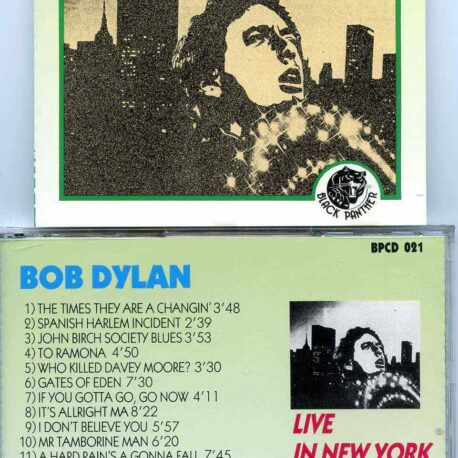 Bob Dylan- Live in new York 1964  (  BLACK PANTHER )