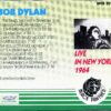 Bob Dylan- Live in new York 1964  (  BLACK PANTHER )