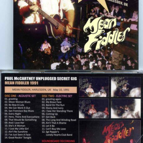 Paul Mccartney- Mean Fiddler Secret Gig 1991 ( 2 cd set ) ( Valkyrie ) ( Mean Fiddler , Harlesden , UK , May 10th , 1991 )