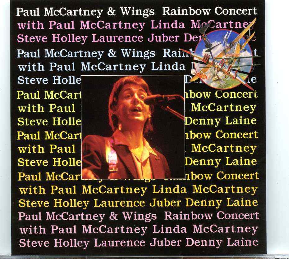 Paul McCartney- Rainbow Concert 1979 ( Valkyrie )( Live at Rainbow Theatre , London , UK , December 5th , 1979 ) front cover Paul McCartney- Rainbow Concert 1979 ( Valkyrie )( Live at Rainbow Theatre , London , UK , December 5th , 1979 ) front cover