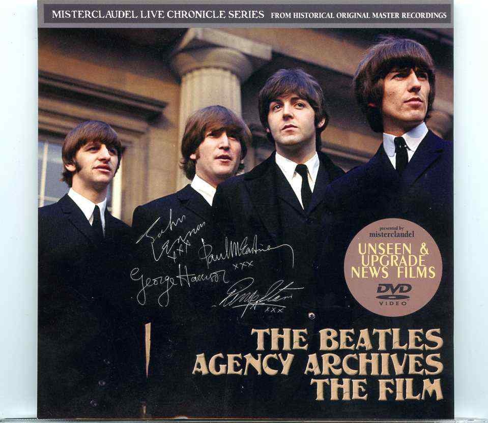 The Beatles- Agency Archives The Film ( Unseen And Upgraded New Films ) ( 1 DVD )( Misterclaudel ) front cover The Beatles- Agency Archives The Film ( Unseen And Upgraded New Films ) ( 1 DVD )( Misterclaudel ) front cover