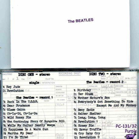 The Beatles- White Album Deluxe Vol. 1  ( 2 CD SET )  ( Purple Chick )