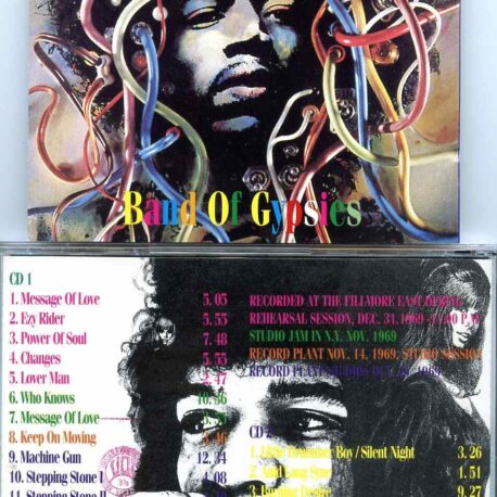 Band Of Gypsies ( 2 CD SET ) ( Fillmore 1969 Rehearsals, 1st & 2nd Show, plus bonustracks )